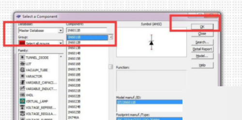 multisim怎么绘制1N6011B二极管？multisim绘制1N6011B二极管教程截图