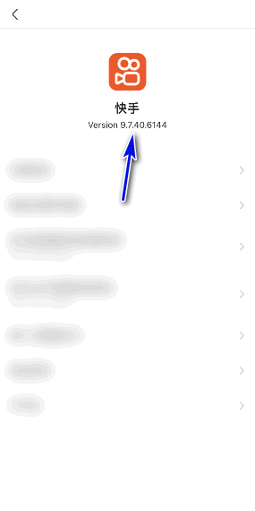 快手版本号怎么查看?快手版本号查看方法截图