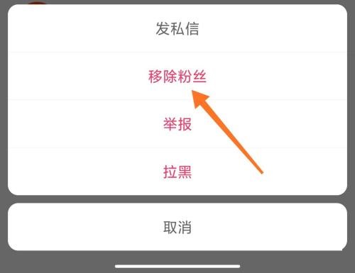 快手怎么移除粉丝？快手移除粉丝教程截图